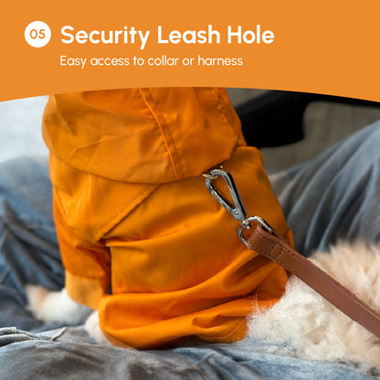 Tribeca adjustable velcro raincoat - Egg Yolk